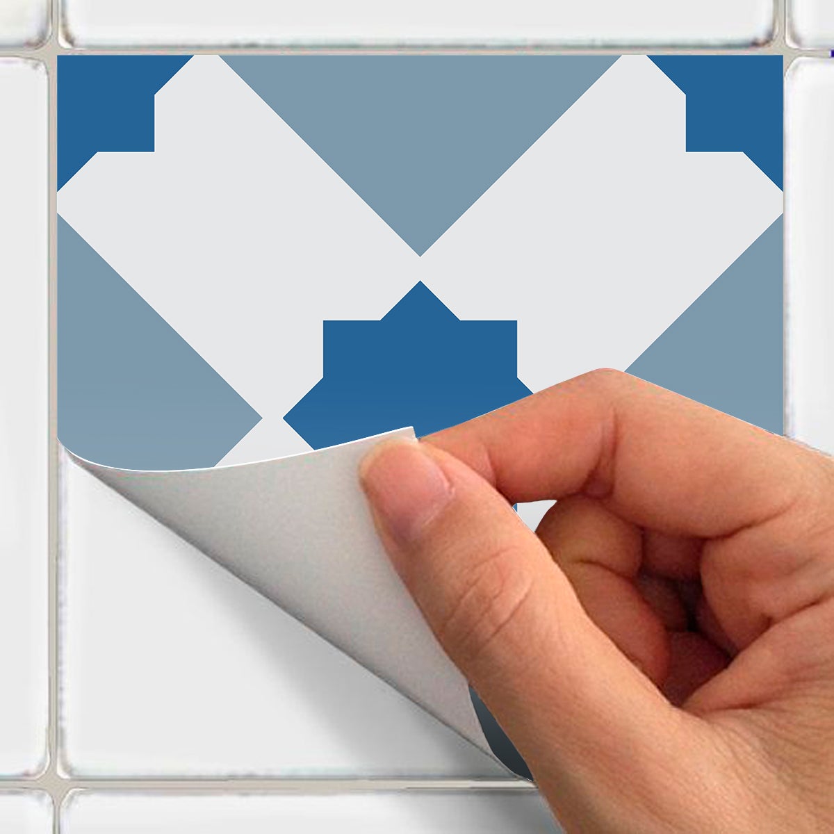 24 adesivi piastrelle di cemento azulejos Susana - Sticker adesivo - adesivi murali - 24stickers15x15cm - 4