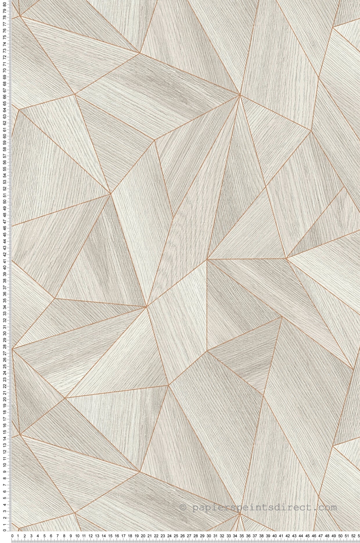 Tapeta figury geometryczne szarymIzłotym - 53 cm x 10.05 m - A.S. CRÉATION