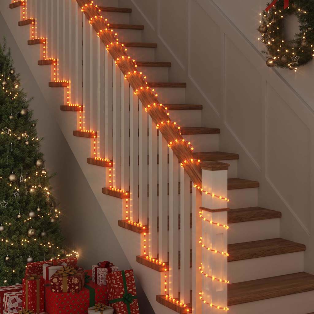 Lumière en corde avec 240 LED Blanc chaud 10 m PVC - 4