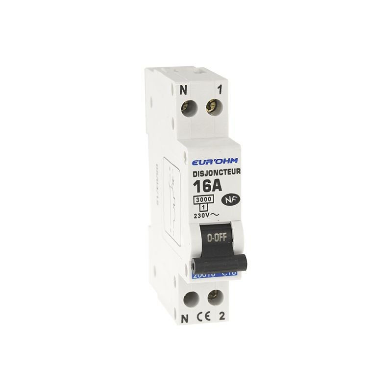 Disjoncteur 1P+N - 16 A - 2