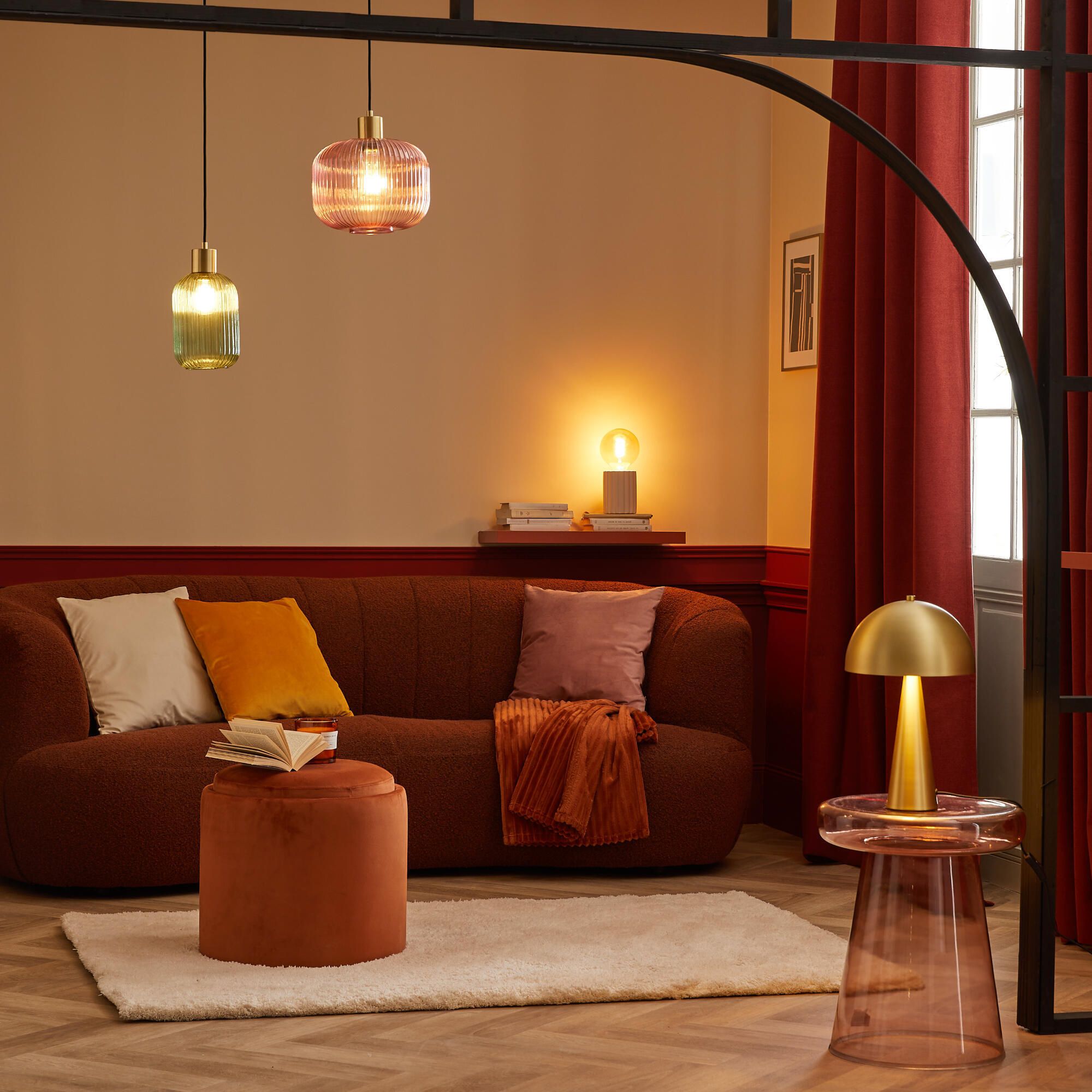 Pled Lena, pomarańczowy, szer. 130 x dł. 170 cm INSPIRE - 4