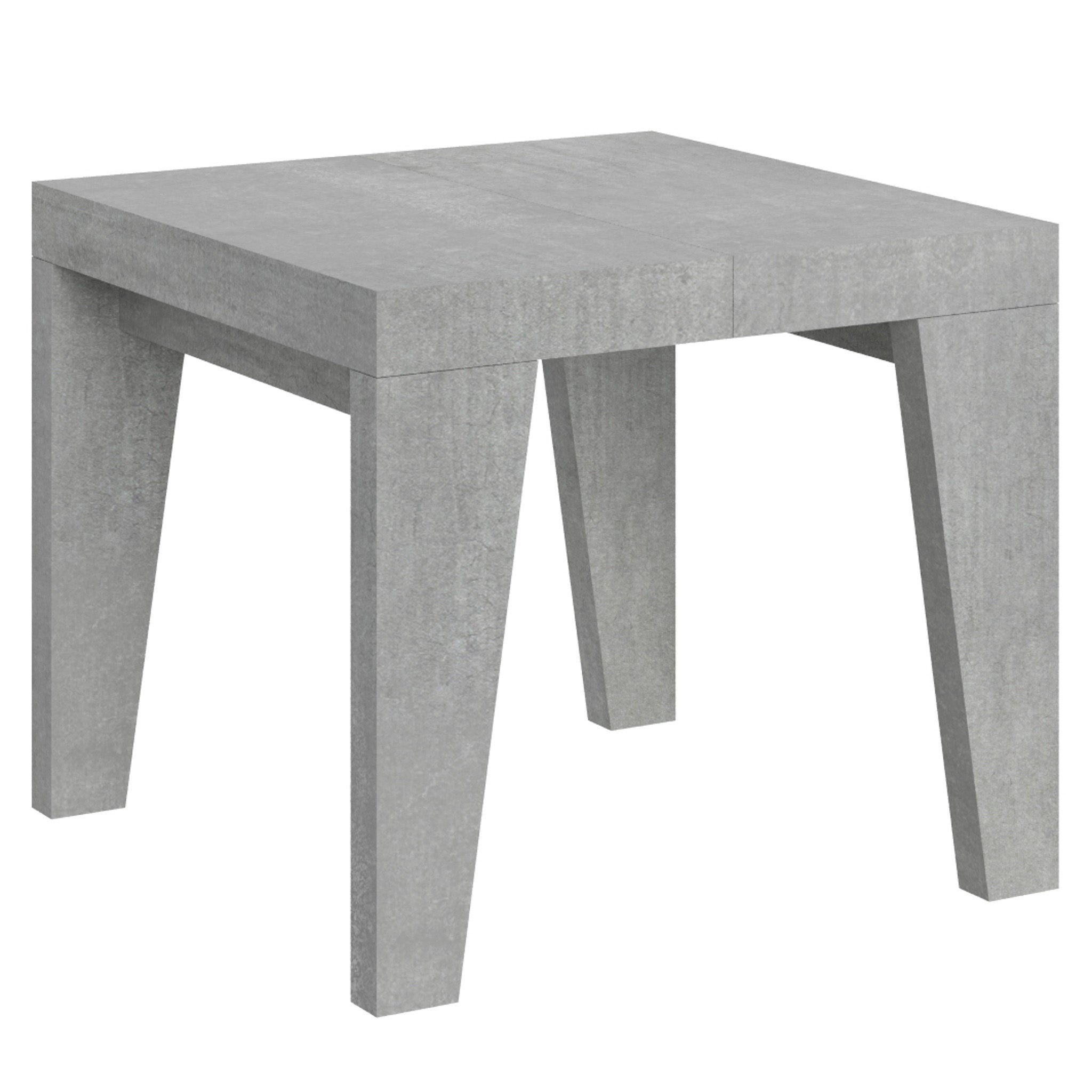 Stół rozkładany 90x90/246 cm Naxy Cement