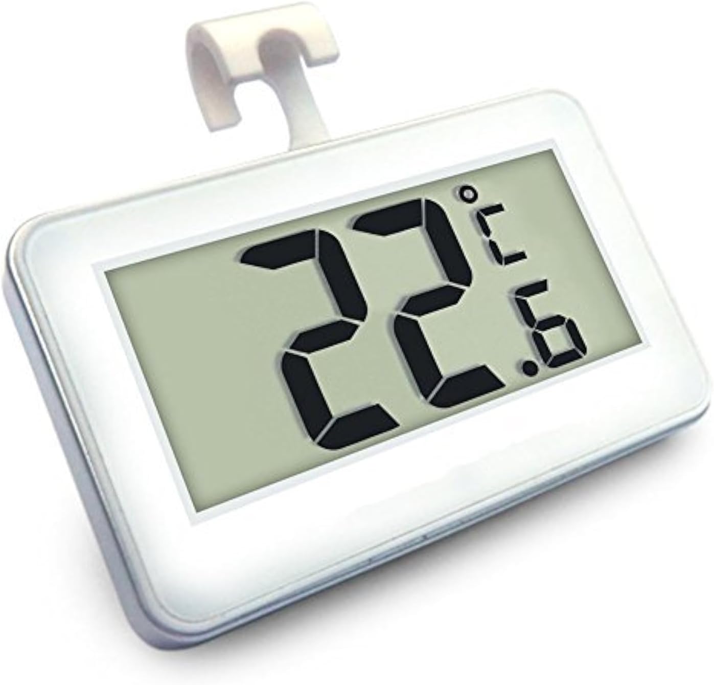 Termometr Cyfrowy do Lodówki, Mini Cyfrowy Termometr LCD, Temperatura od -20 do 60°C, Czytelny Ekran LCD, Funkcja Rejestrowania Max