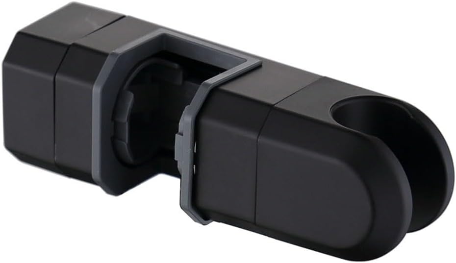 Uniwersalny, odłączany uchwyt na słuchawkę prysznicową 15 mm-30 mm, pasujący do systemów prysznicowych (czarny, 13,5 x 4 cm)
