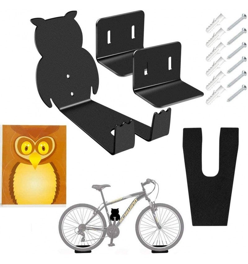 Soporte de pared para bicicletas, gancho bici universal, patrón de