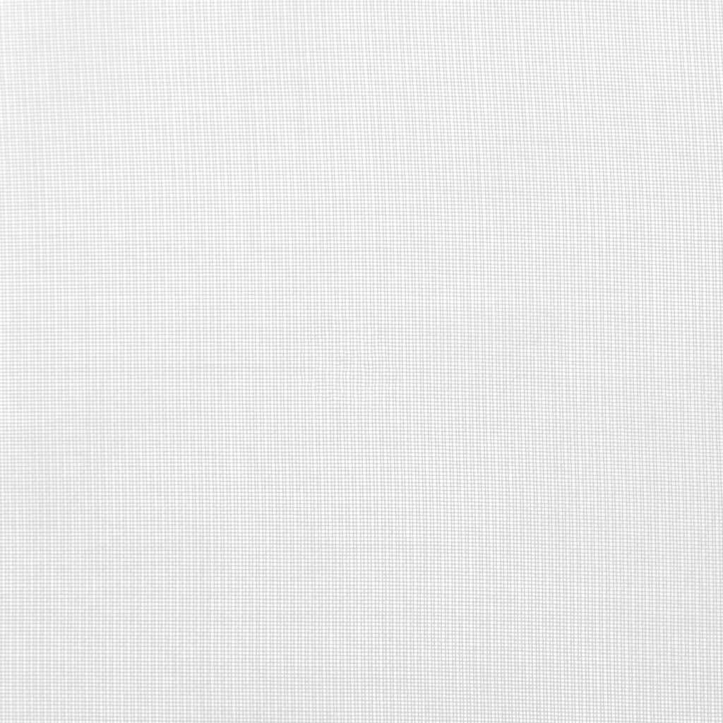 Tende in Voile con Occhielli 2 pz Bianco vidaXL - 7