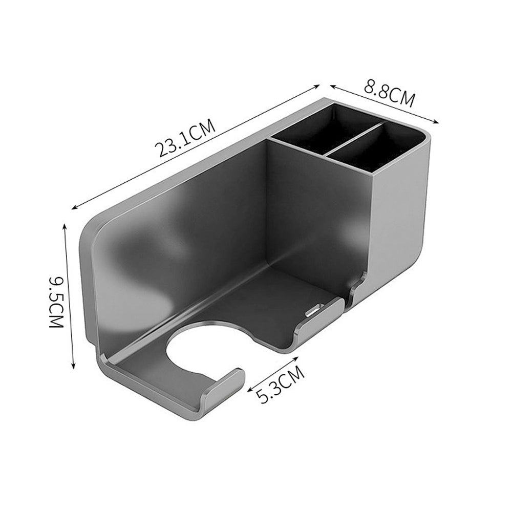 Porta asciugacapelli per casa, bagno, montaggio a parete, portaspazzole per capelli | Leroy Merlin