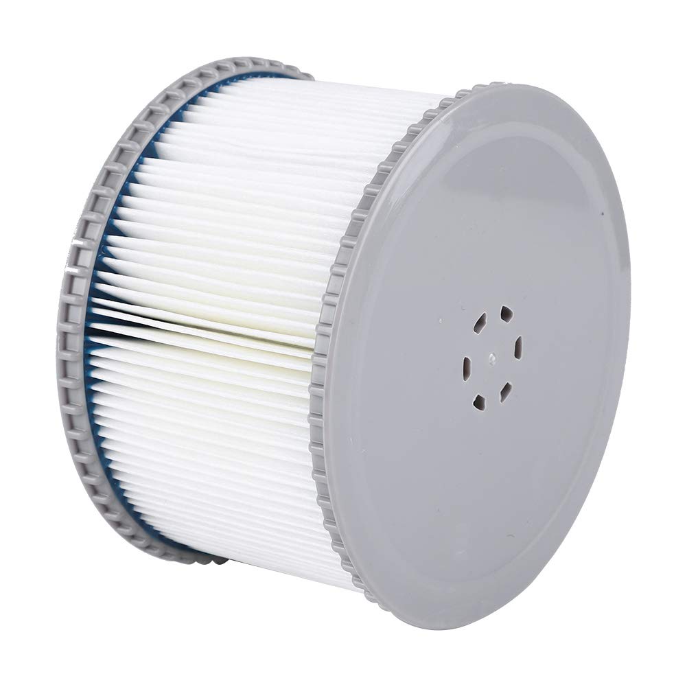 Keenso Cartuccia Filtro Di Ricambio Per Spa E Piscina Con Coperchio Antibatterico – 11x11x8,5 Cm