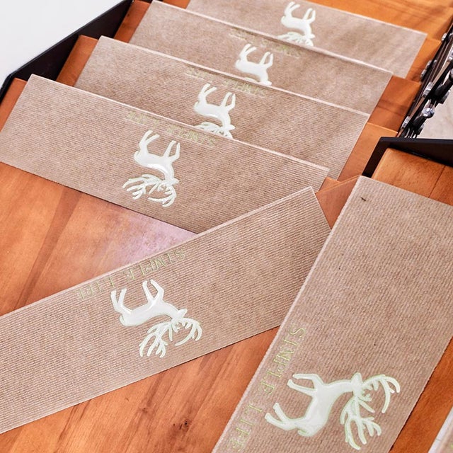 Zestaw 5 stopni schodowych, trwałe stopnie schodowe, maty samoprzylepne, różowe, stopnie dziecięce, 55 x 22 x 4,5 cm