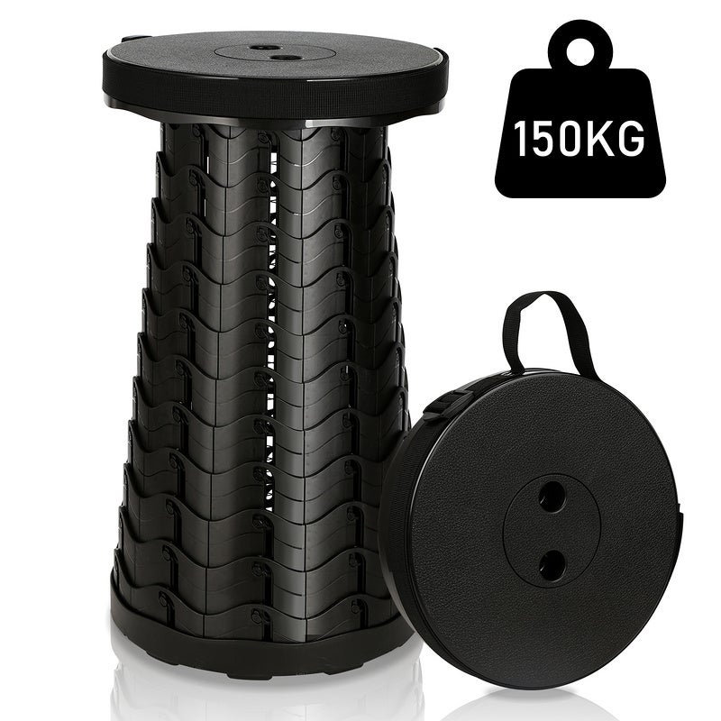 TABOURET À ROULETTES RÉGLABLE EN HAUTEUR NOIR