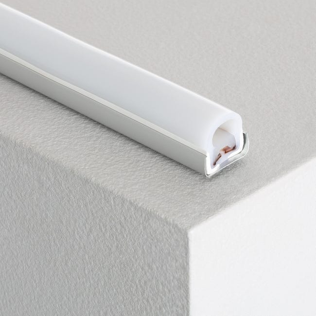 Profilé Aluminium 1 m pour Néon LED Monochrome Semi-Circulaire 180 ...