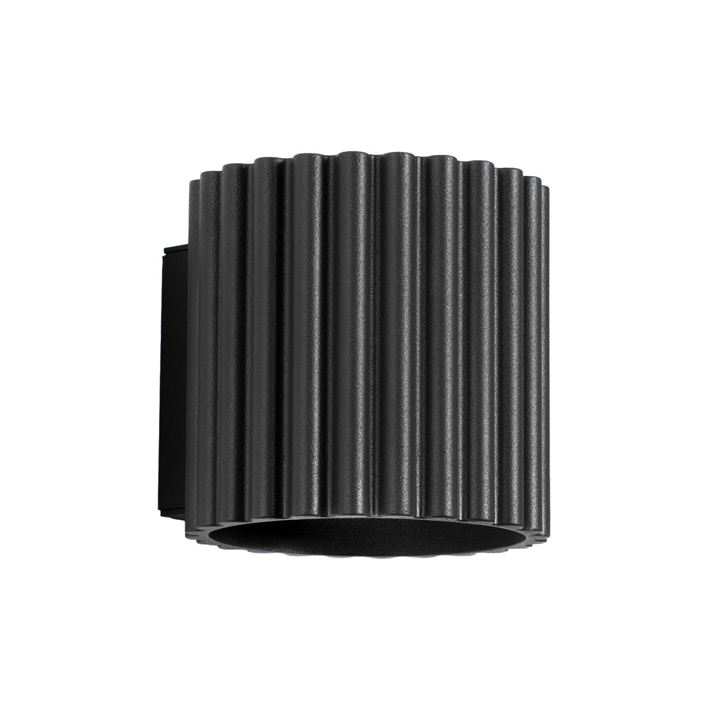 Kinkiet nowoczesny AURA czarny 1xG9x10W wym: 10x10x12 cm IP20 Sollux Lighting
