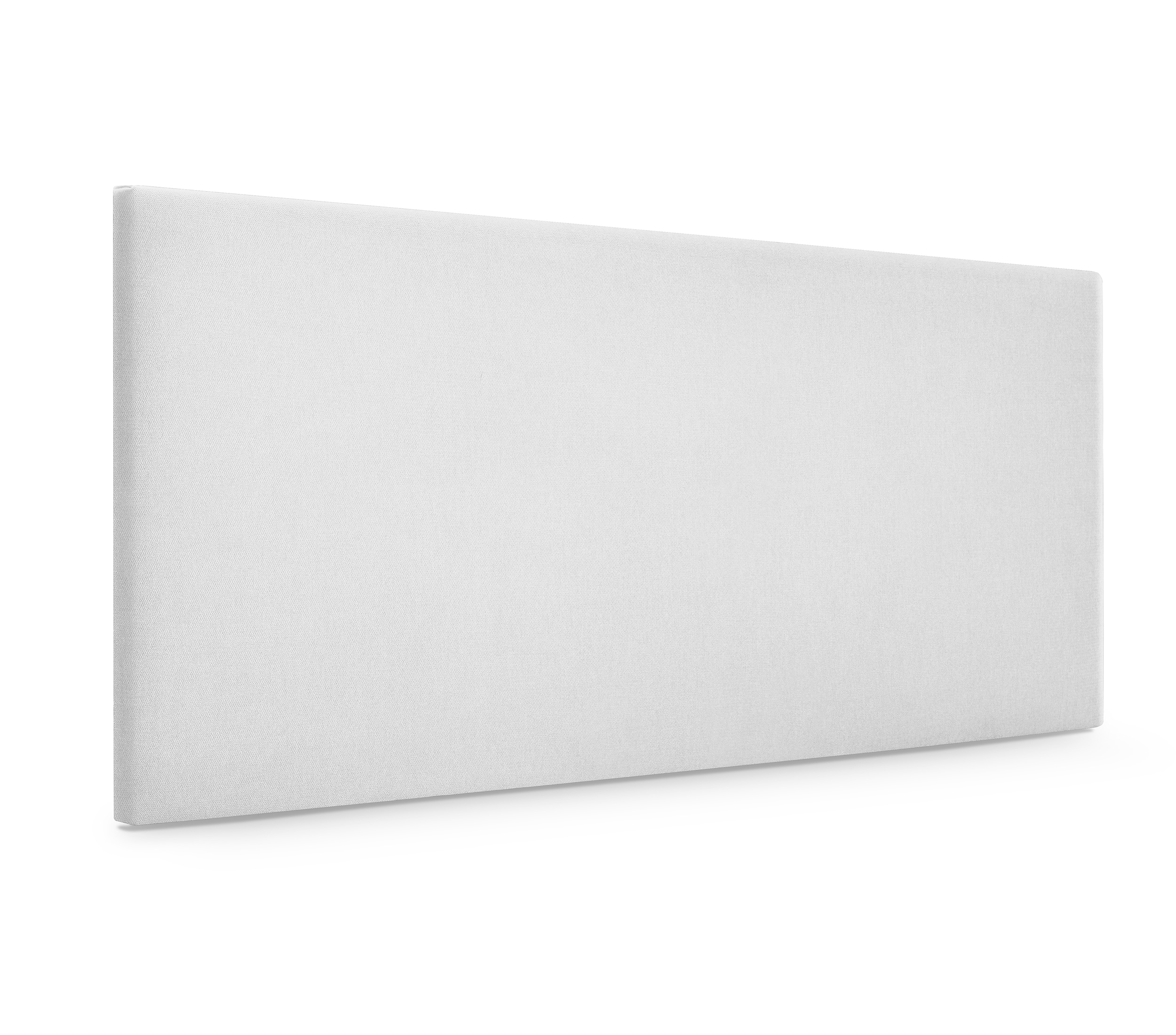 Dhome cabecero de tela aqualine liso 110x50cm camas 105 - blanco