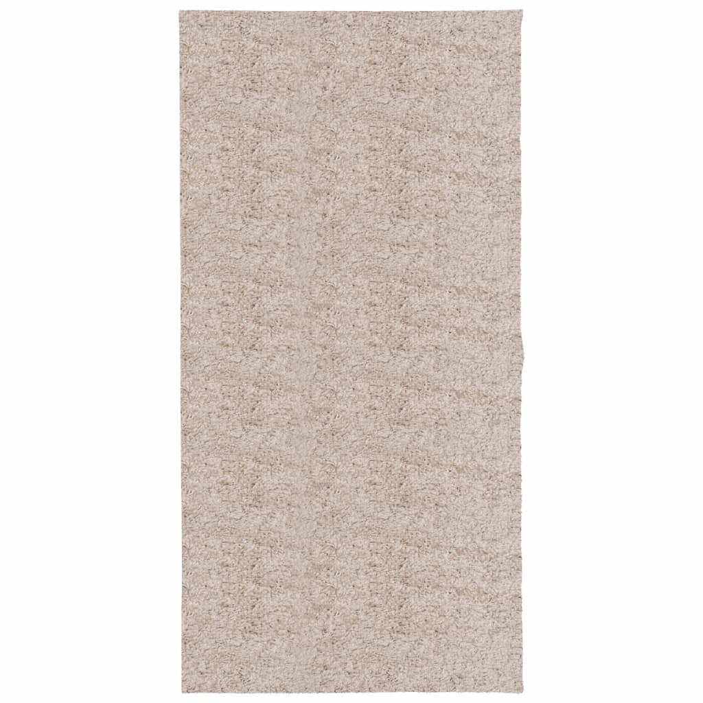 Alfombra de salón | alfombra peluda de pelo largo moderna pamplona beige 100x200 cm cfw66122