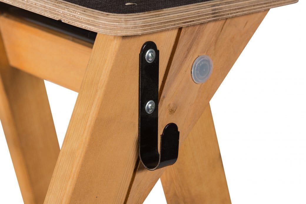 Escabeau Lyonnais bois 4 marches + tablette CENTAURE - 483204 - 7