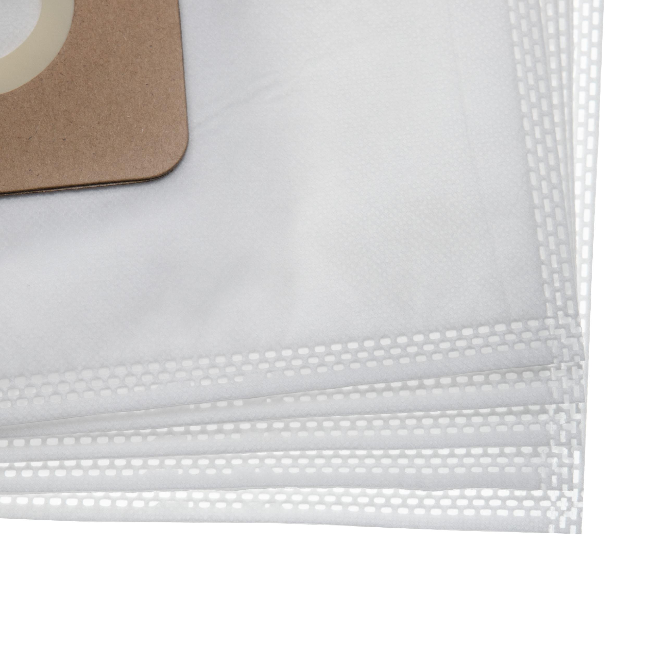 vhbw 5x Sacs compatible avec Hoover CP70_CP10011, CP70_CP09011, CP70_CP04011 aspirateur - microfibre non tissée, 23,7cm x 26,8cm blanc - 3