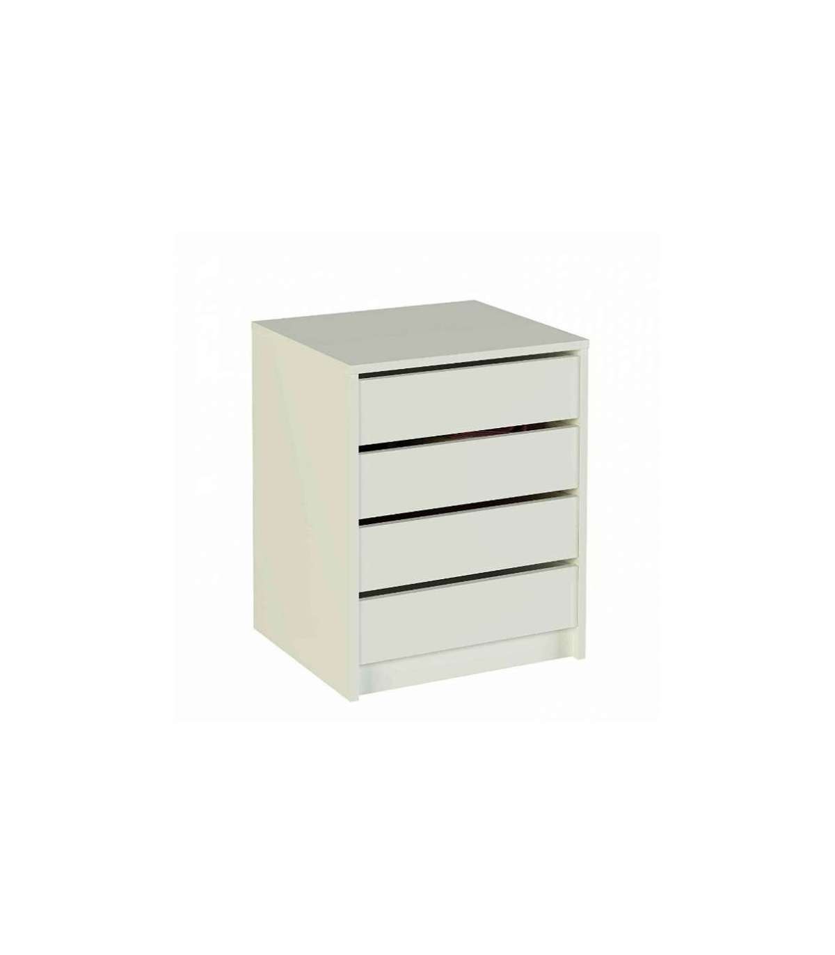 Cajonera Merise en color blanco. 61,4 cm(alto)50 cm(ancho)44 cm(largo ...