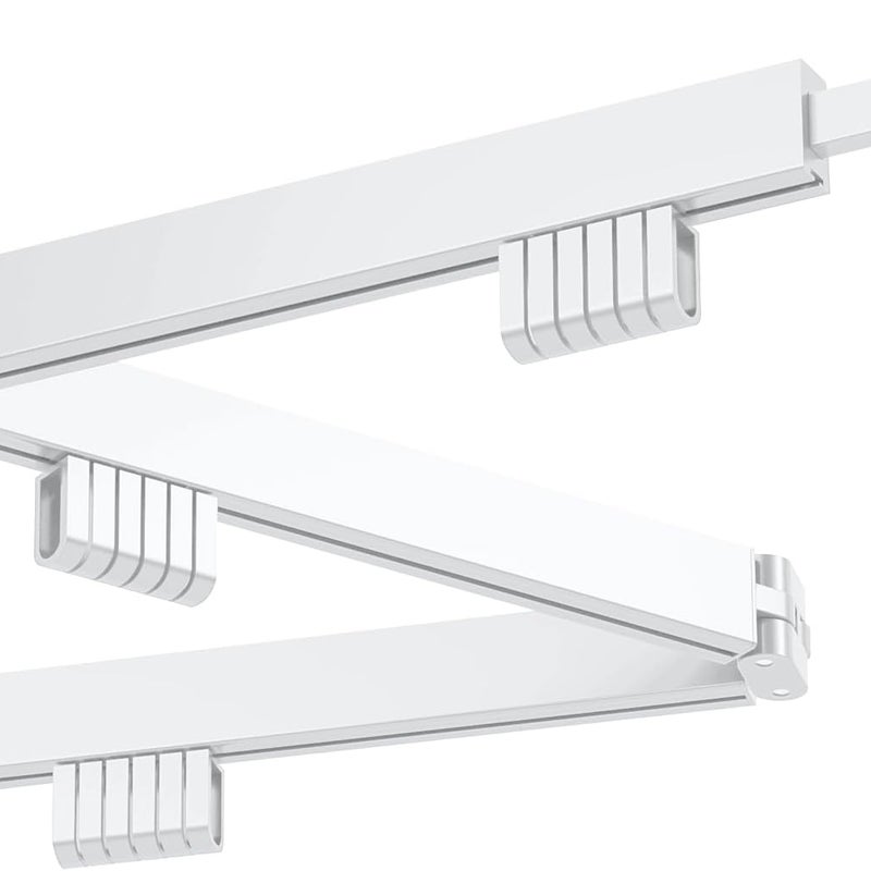 Rozkładana suszarka ścienna na pranie z obrotem o 360° (biała, składana w trzech pozycjach)