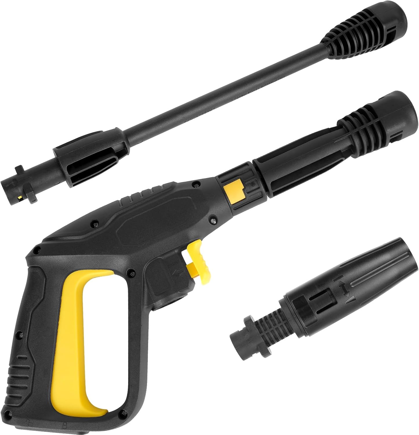 Zestaw pistoletu i lancy do myjki wysokociśnieniowej Karcher K2 K3 K4 K5 K6 K7 z szybkozłączką – regulowana dysza natryskowa 2320 PSI