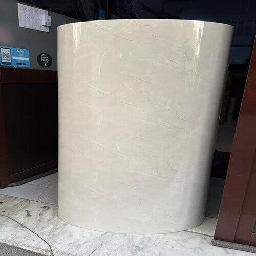 Pannello adesivo effetto marmo BIANCO PANNA pareti paraschizzi 120cm x 300cm - 3