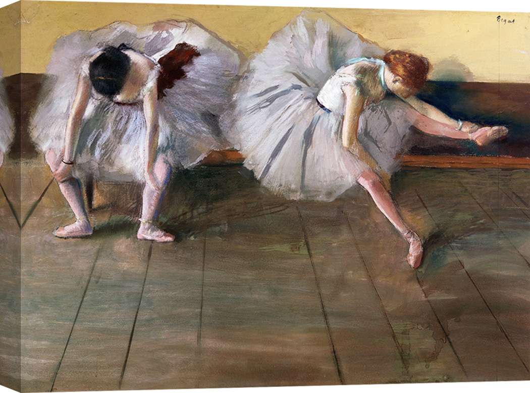 Pintura, impresión sobre lienzo - Edgar Degas, Bailarinas – 120x90 cm ...