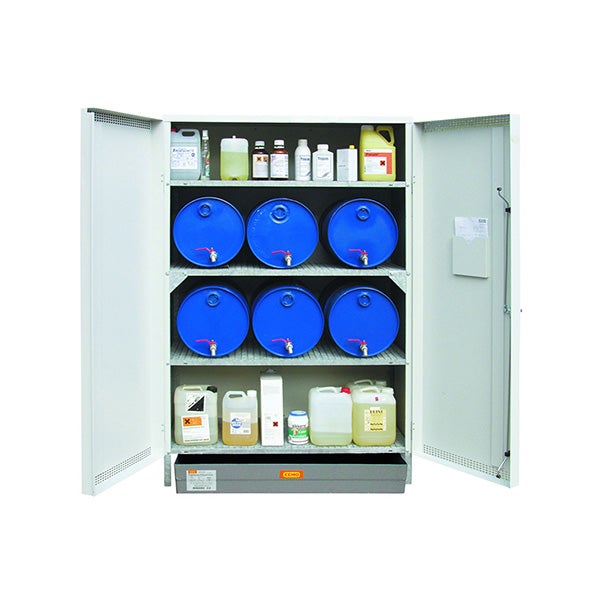 Armoire phytosanitaire pour stockage de bidons et fûts - 1320x800x2000 mm - 246003 - 4