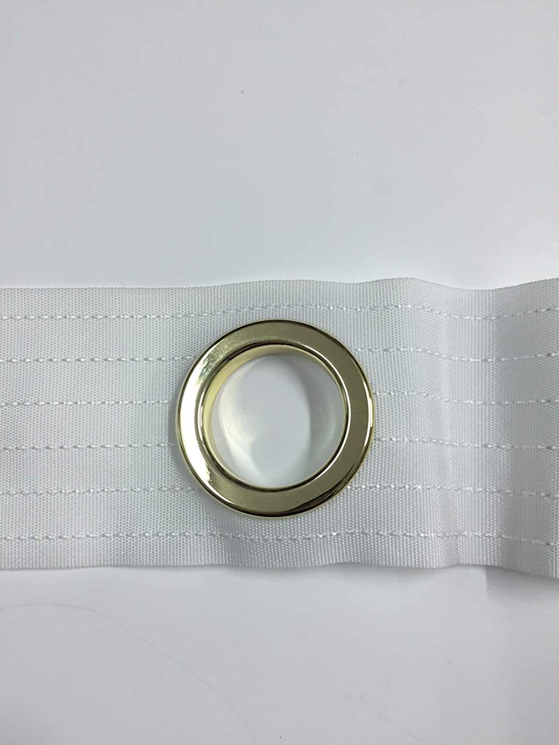 FETTUCCIA Colore Bianca con Borchie Colore Oro lucido Fascia