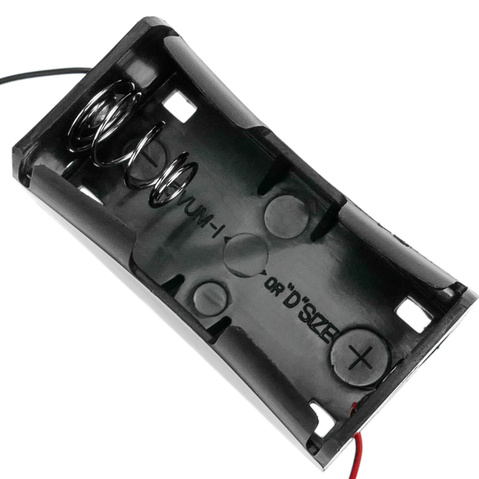 Battery compartment. Porte-pile plat pour 1 piles D LR20 R20 1.5V C C - 2