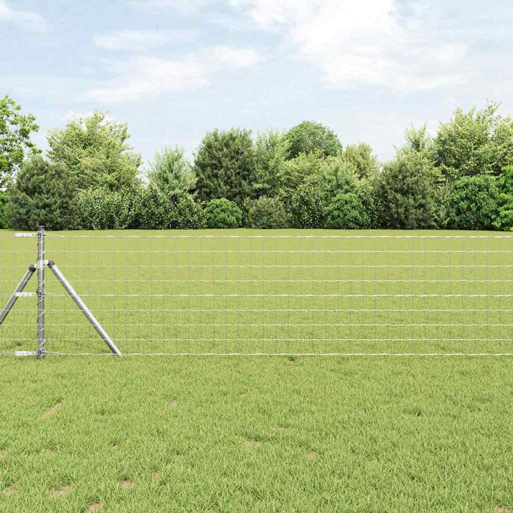 Ogrodzenie Euro 0,6 x 25 m Żelazo pokryte PVC vidaXL