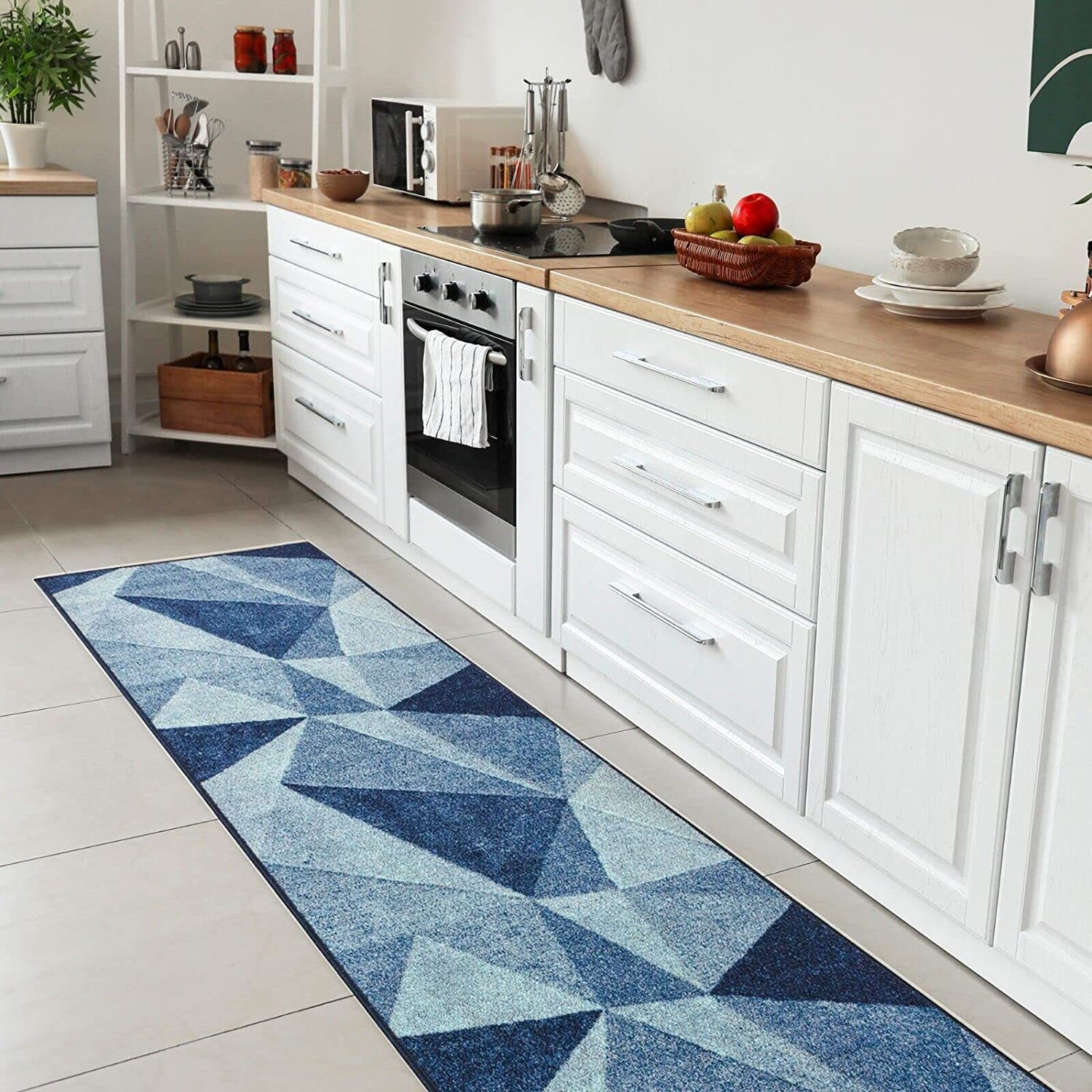 Tappeto Runner Corridoio 50 X 240 Cm Antiscivolo – Lavabile, Multiuso Per Ingresso, Cucina, Camera, Design Moderno