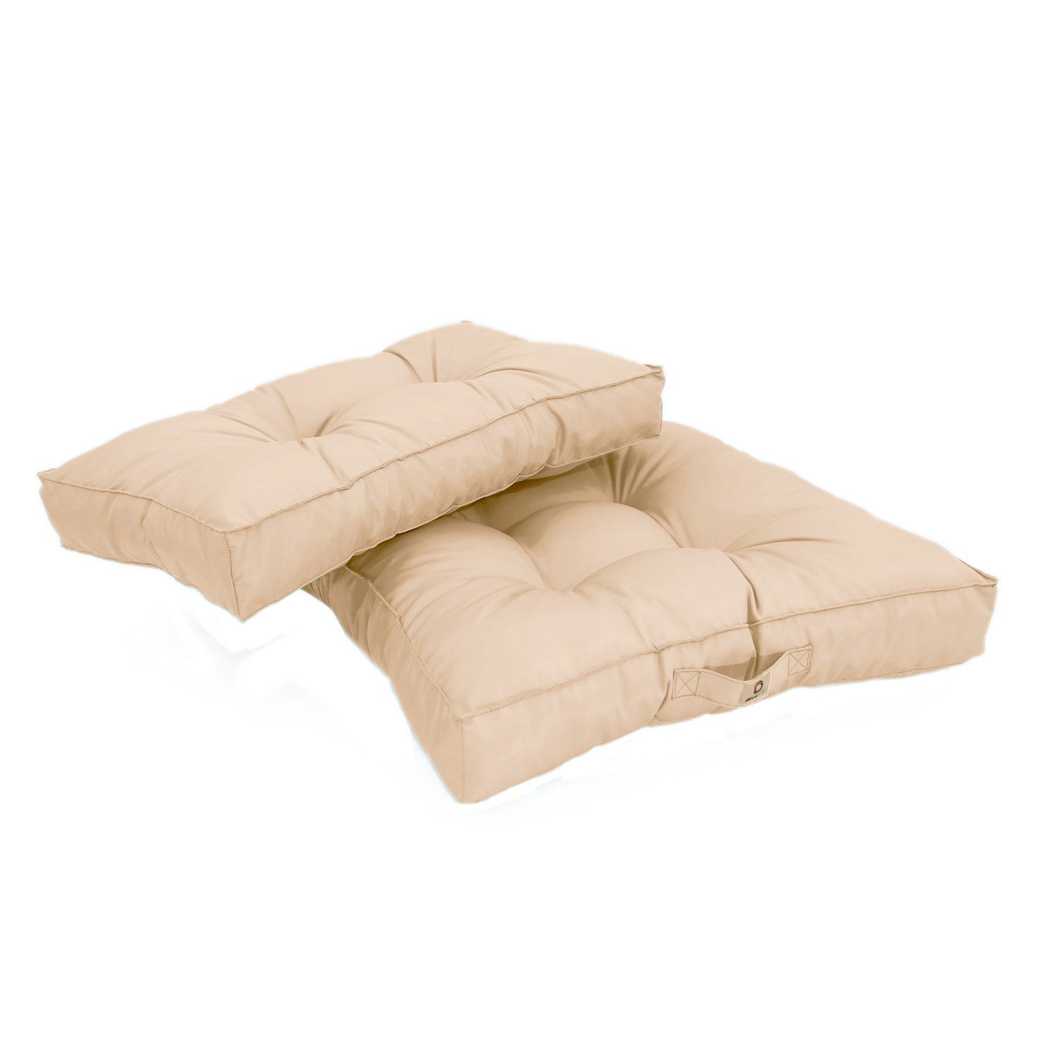 Coussins pour salon de jardin capitonné 60x60cm Beige - 7