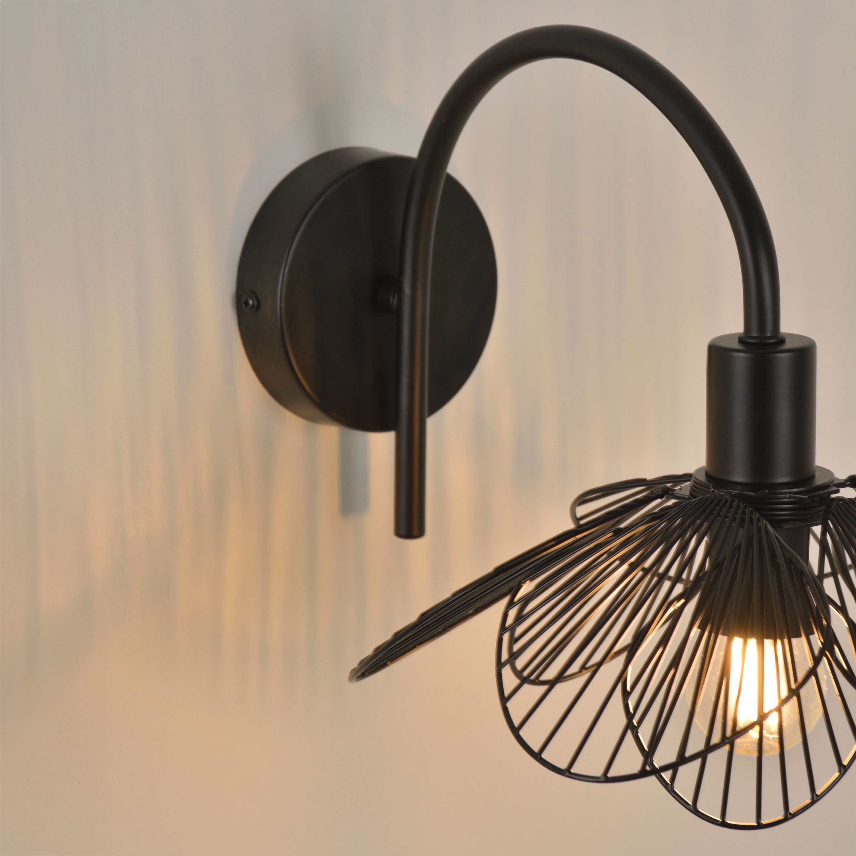 Lampa ścienna BAMAKO - 1 x E14 - Żelazo - INSPIRE - 5