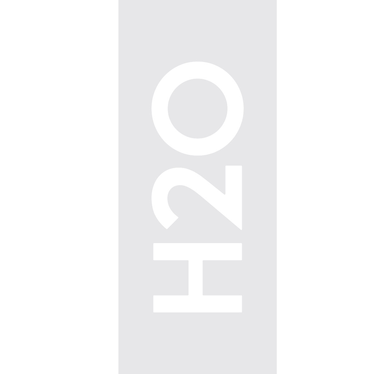 Adesivo porta di doccia H2O - Sticker adesivo - adesivi murali - 85x35cm - 4