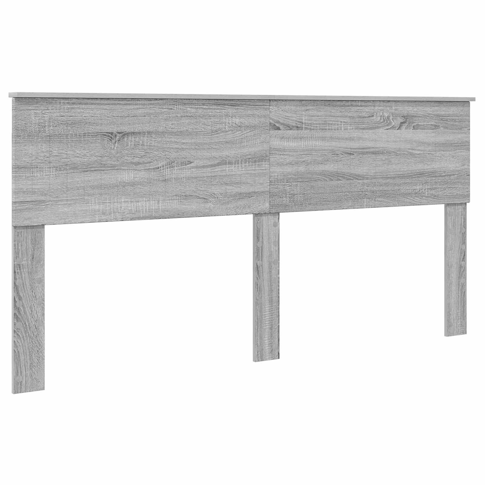Lit avec rangement, panneau de bois, gris, pour la chambre, 180 × 200 cm - 7
