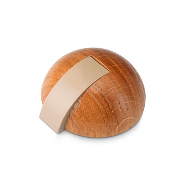 Butee semi-spherique adhesive chêne (blister) inofix