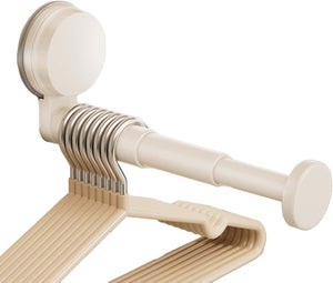 Relaxdays Filo Stendibiancheria Allungabile, Fino a 12 Metri, Plastica, Sistema a Rullo, Balcone