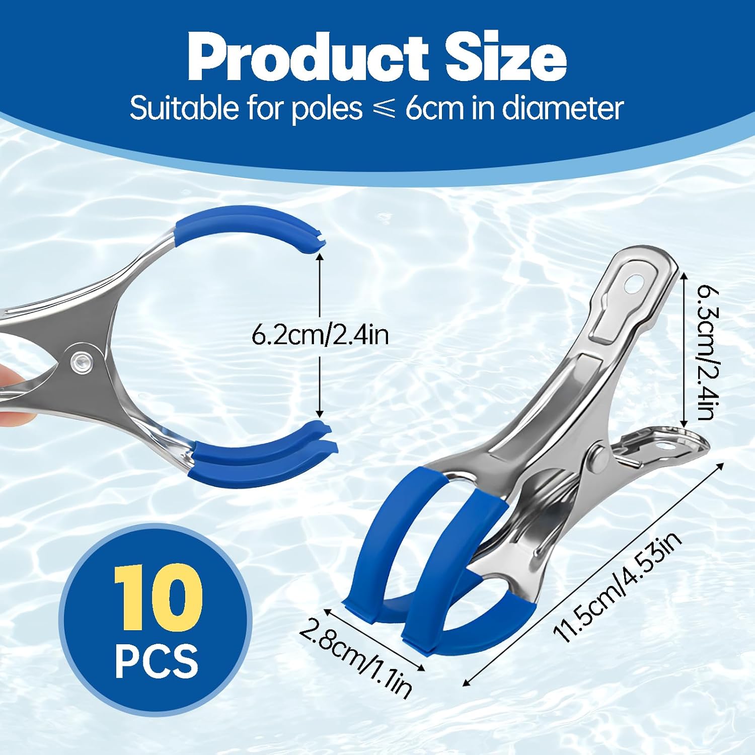 8 Pcs Pince À Pince Pour Bâche Ensemble De Pinces À Bâche Résistantes