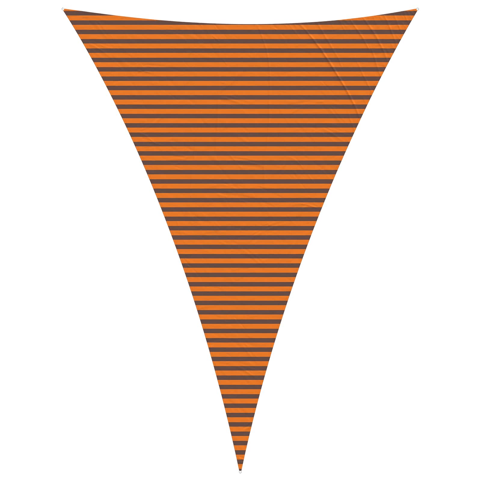 Voile d'ombre triangulaire en 100 % polyester Oxford, pour la terrasse, 5 × 7 × 7 m - 2