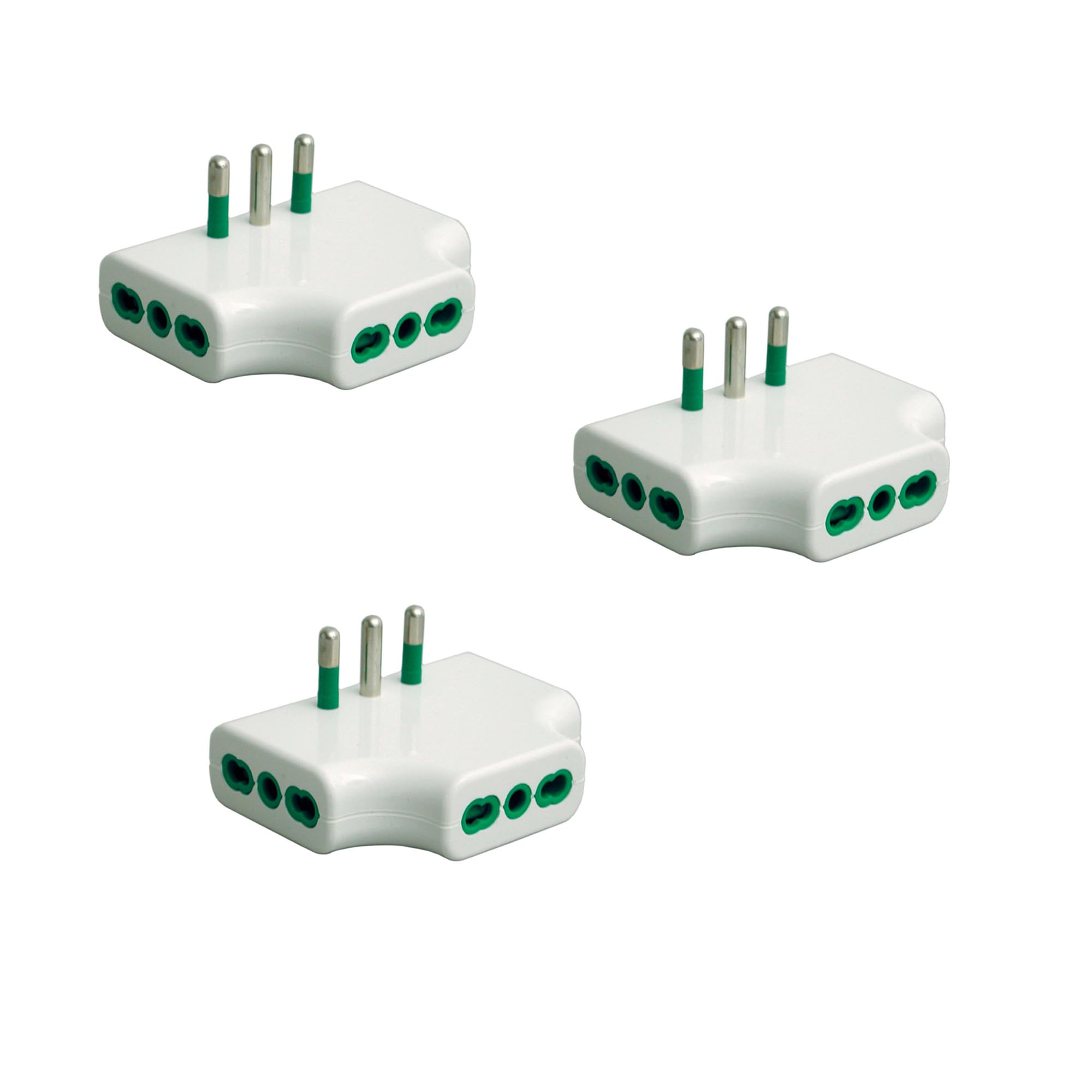 PRESA/SPINA TRIPLA ADATTATORE RUOTABILE CON INTERRUTTORE - Foto 11