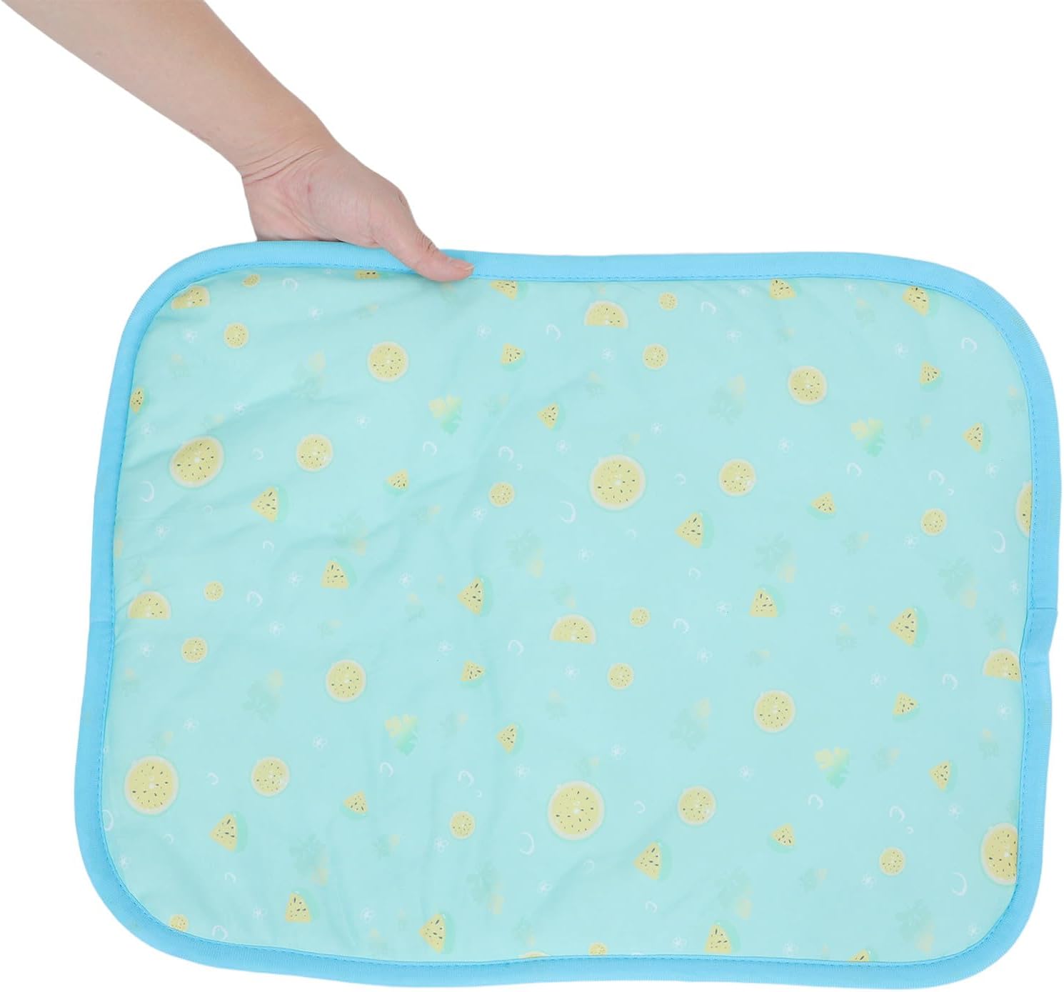Tapis rafraîchissant pour Chat - Tapis en Soie glacée Auto-rafraîchissant pour Chien - de Couchage Portable pour Animaux de Compagnie, idéal - 5