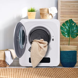 Sèche-linge Compact Mural Avec UV - Capacité 4 Kg, 6 Programmes, Désinfection UV, écran LED, Idéal Petits Espaces