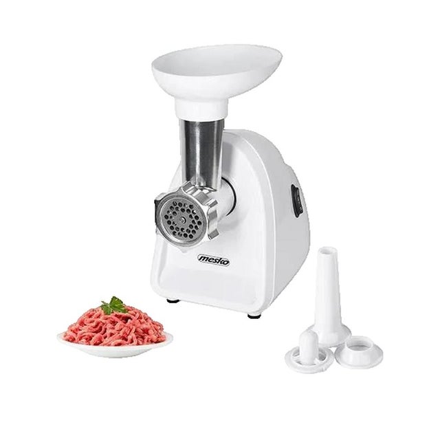 Tritacarne Elettrico 2000W In Acciaio Inox Con Accessori Per Salsicce E Pasticceria