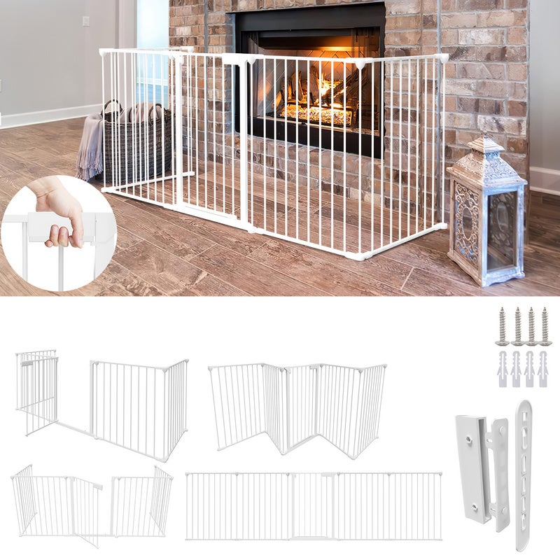 Lot De 3 Panneaux De Grille Blancs Lumineux ECONOCO - Idéaux Pour Rangement Ou Cloison