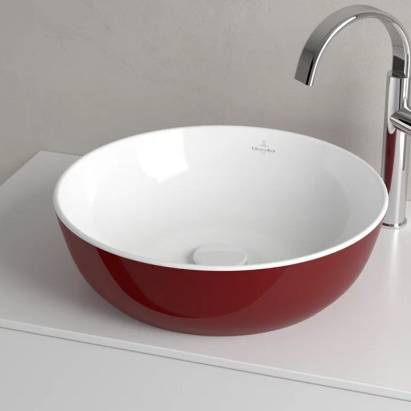Vasque ronde à poser VILLEROY ET BOCH Artis Bordeaux - 8