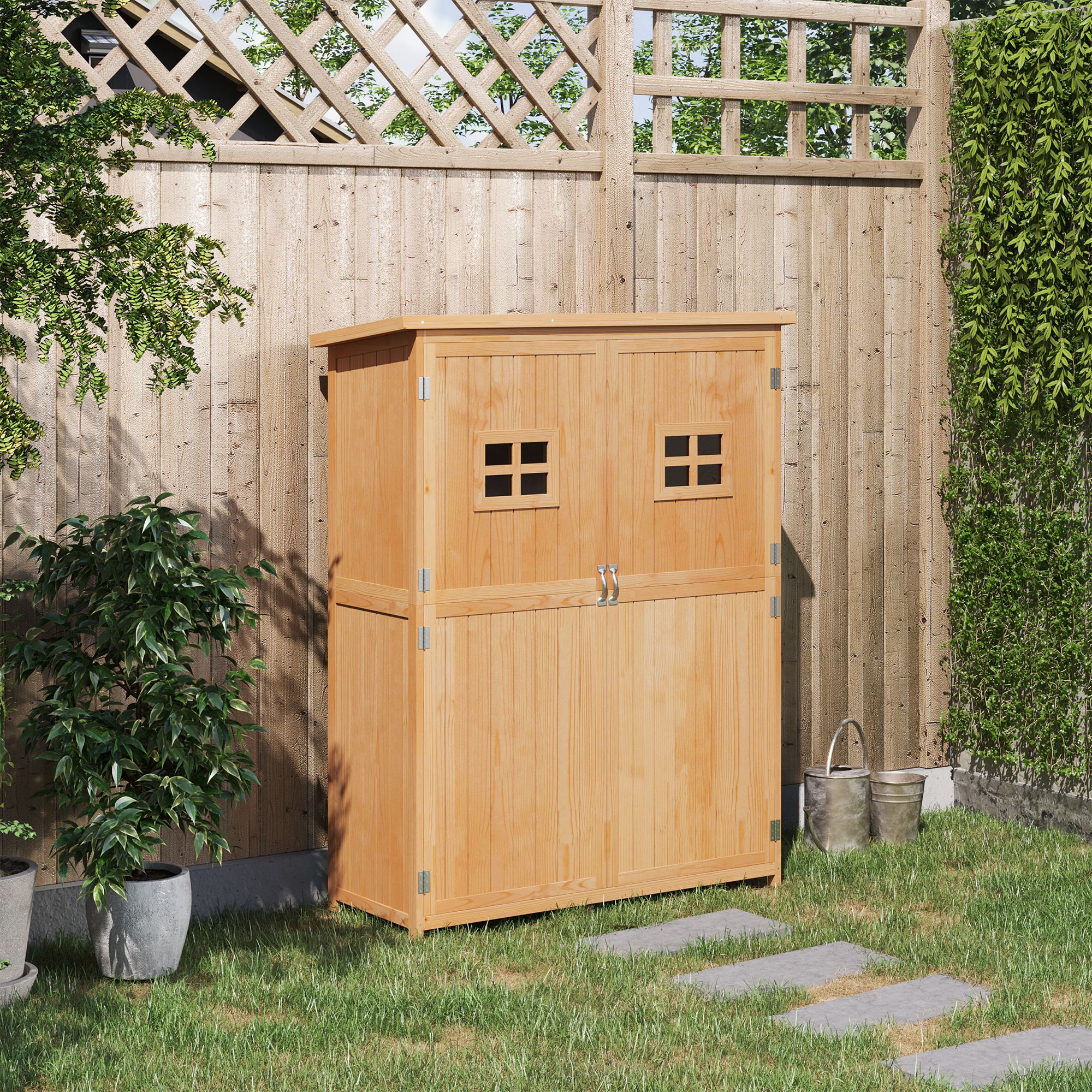 armoire de jardin Sapin Outsunny - 4
