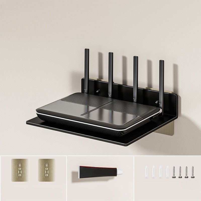 Support Camera Exterieur, Support Camera Avec Raccords Perforés, Autocollants Sans Clou,Supports Pour Vidéoprojecteurs Montage Mural, Salon, Chambre à Coucher, Porte D'entrée