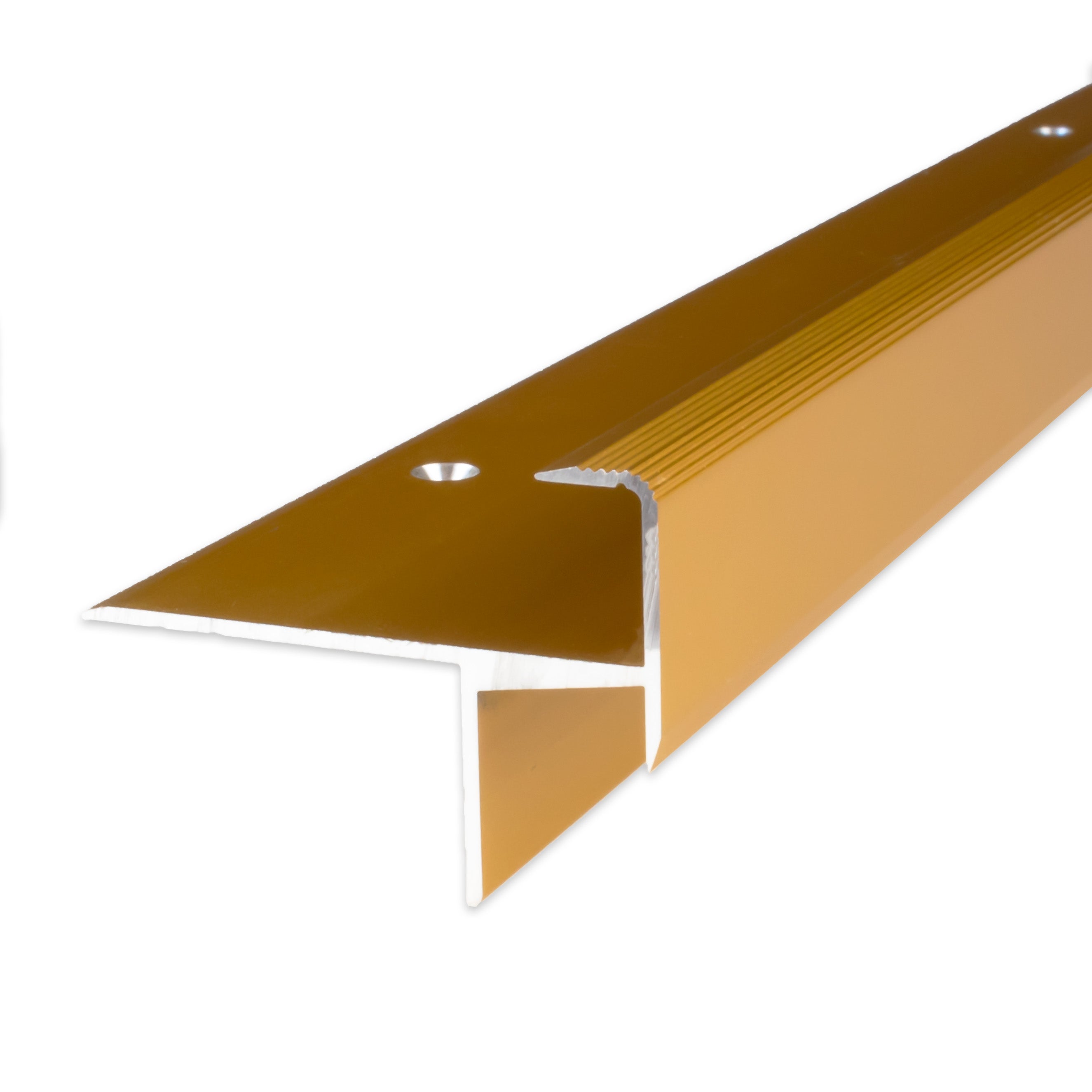 PROVISTON Profilé pour nez de marche Cornière en aluminium 33 x 133 x 1000 mm Argenté - 6