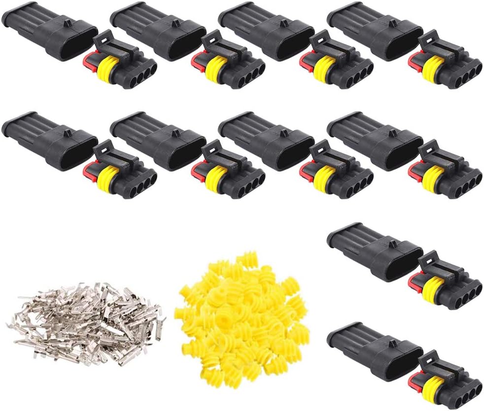 Connecteur Fil-fil Weather Pack 2 Broches APTIV 12015792 | Prise Mâle-femelle étanche | Pour Câblage Auto, électrique - 5