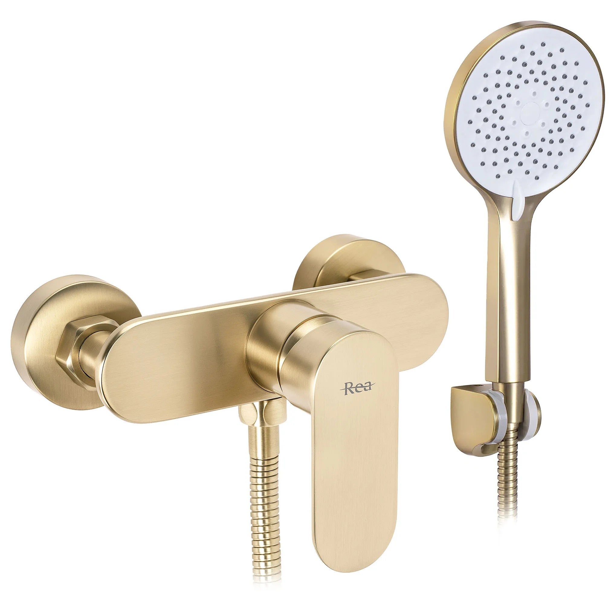 Rea Baterie De Duș Drop Brush Gold