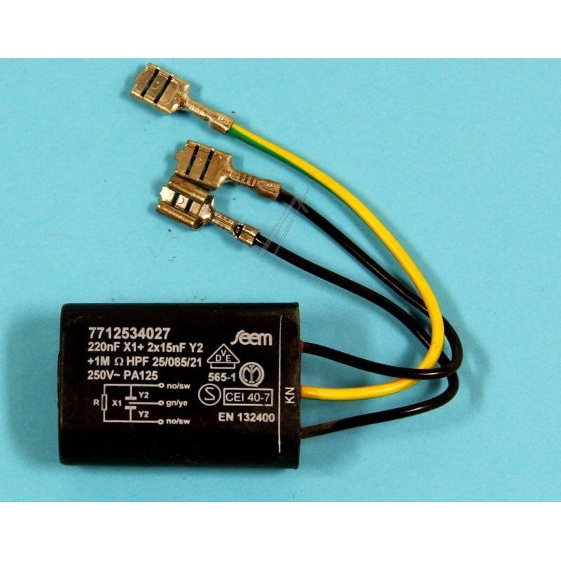 MKP-X2 1 Pc(s) Condensateur Anti-parasite MKP-X2 Sortie